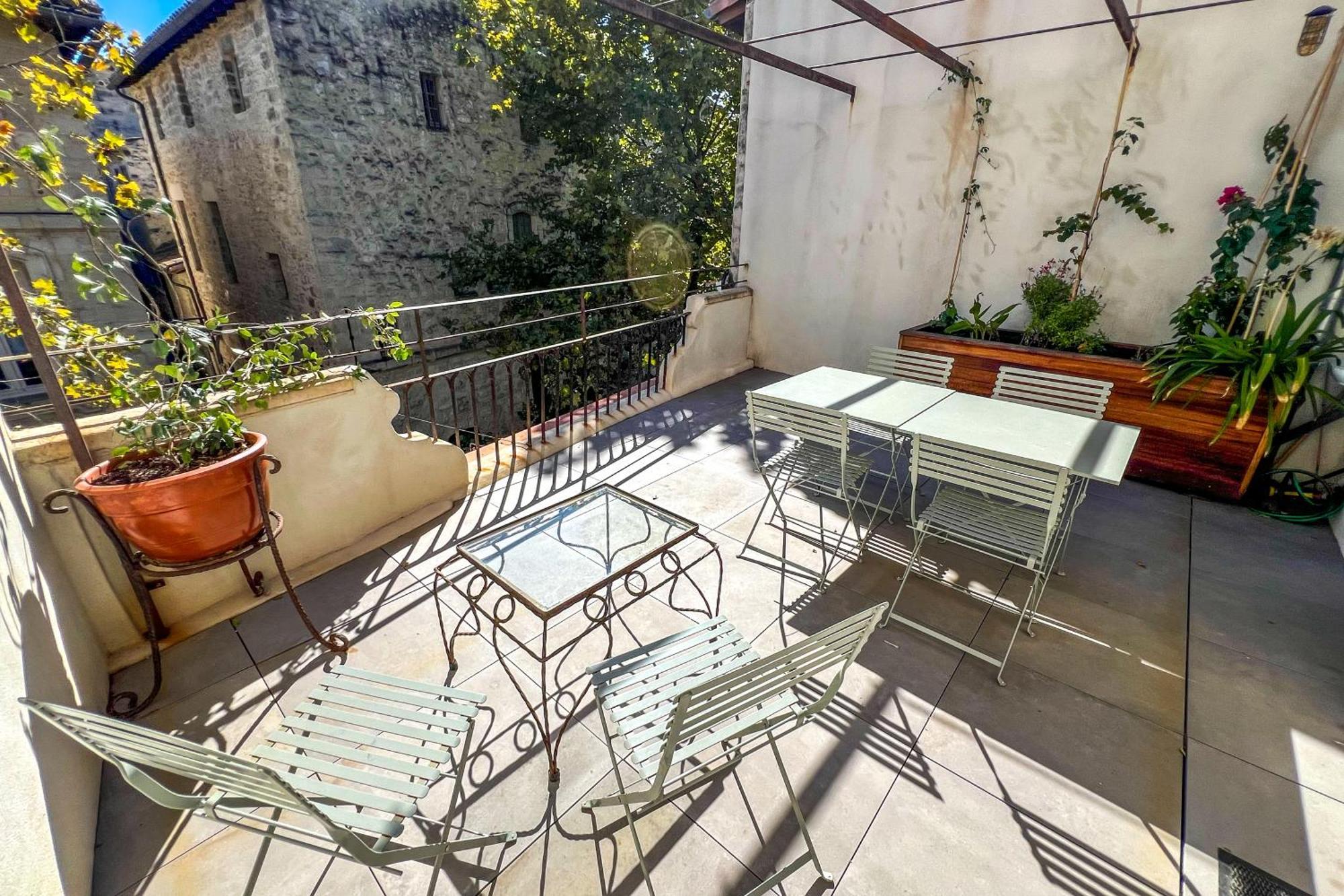 アヴィニョンAc - Private Exterior - Duplex Quartier Des Artistesアパートメント エクステリア 写真